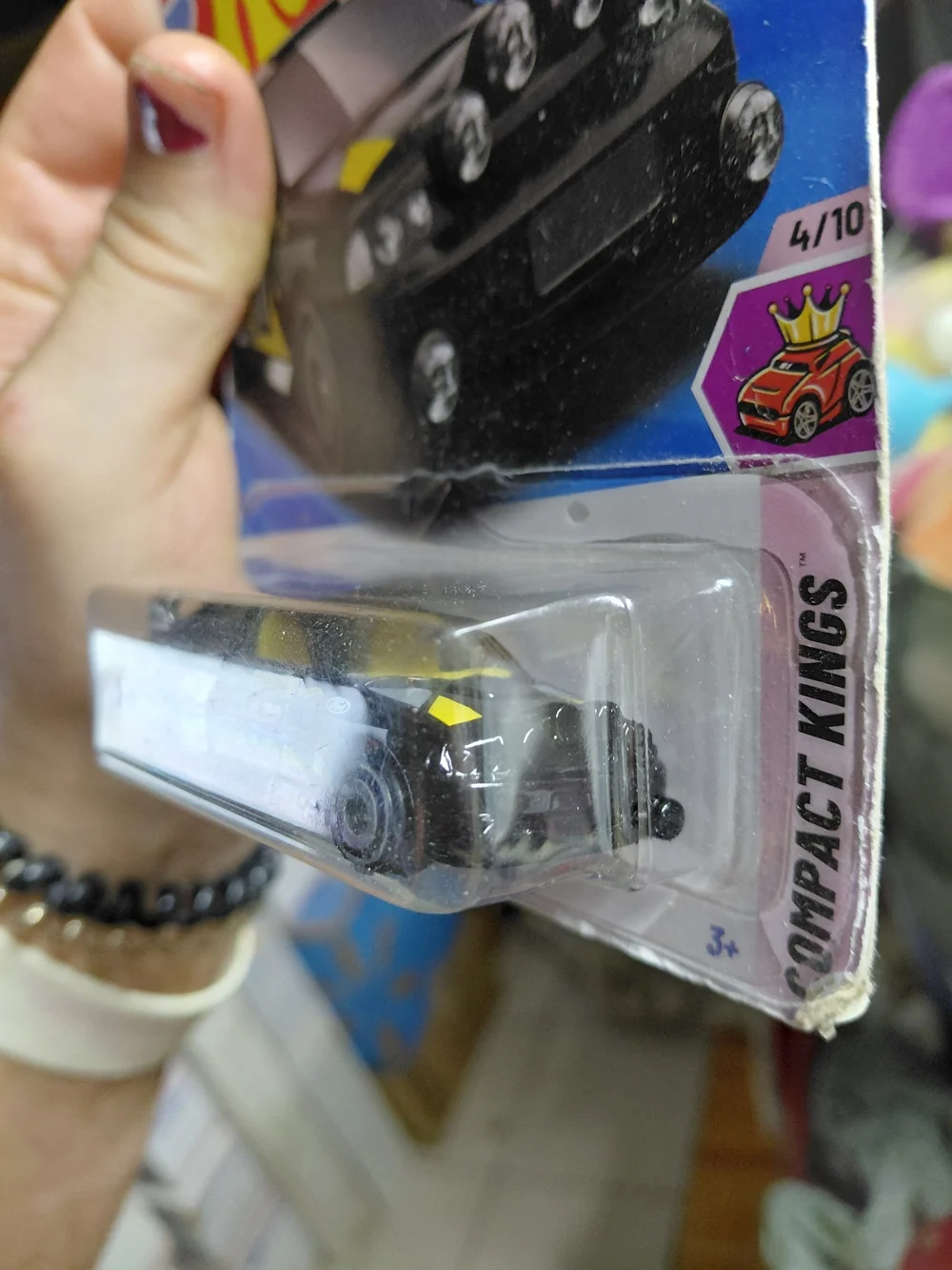 Hot Wheels Ford Escort (Black), part of the Compact Kings (4/10) series.